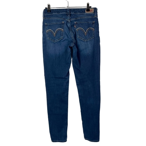 Levi's Dark Blue Wash Legging Jegging Skinny Jeans 27 - Picture 2 of 6
